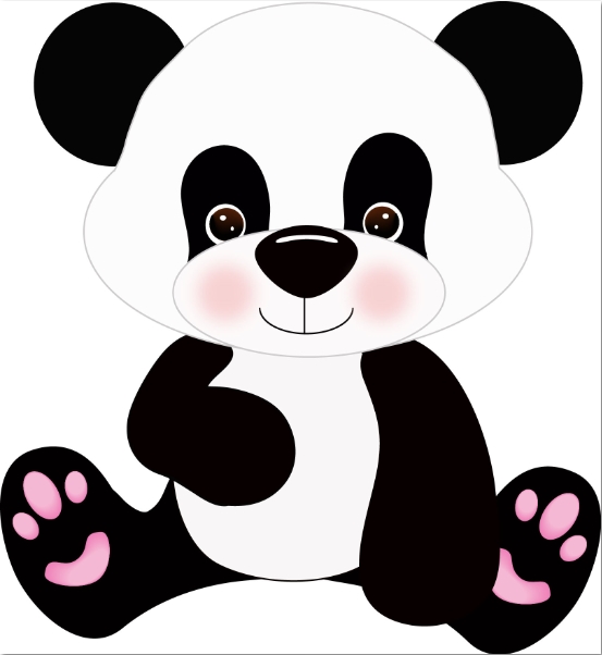 clipart of a panda bear - photo #47