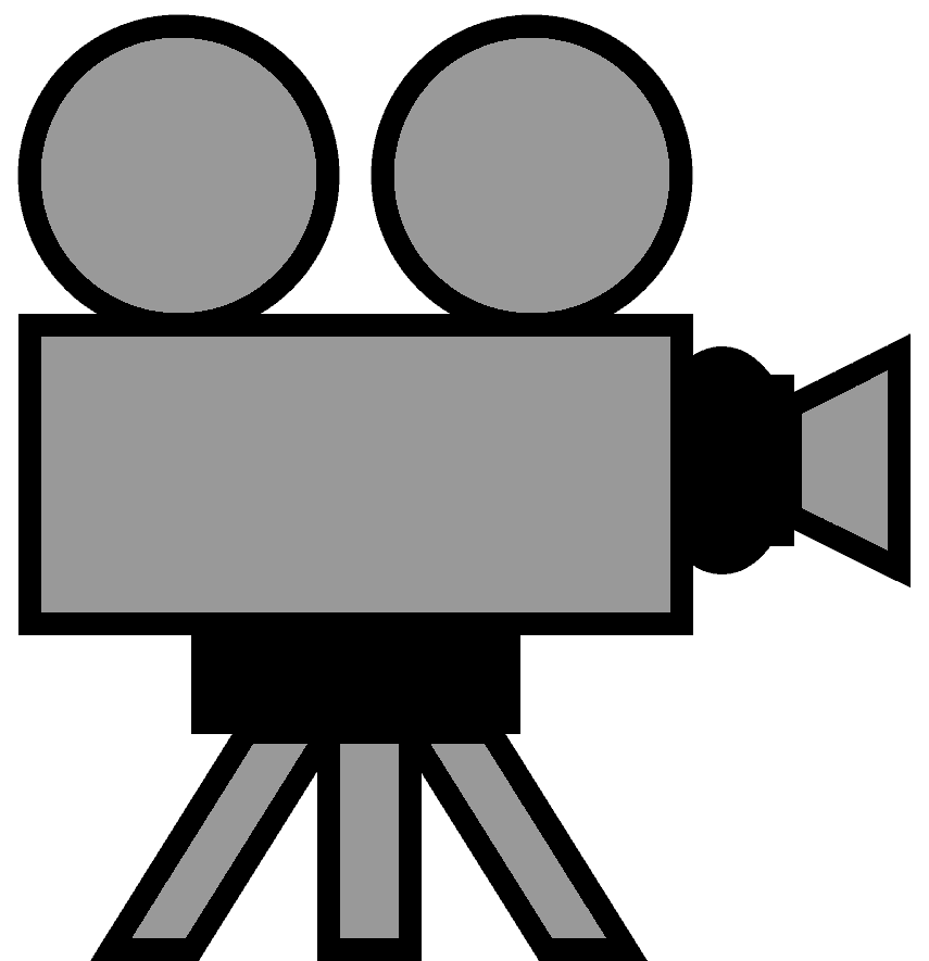 movie camera clip art graphics - photo #10