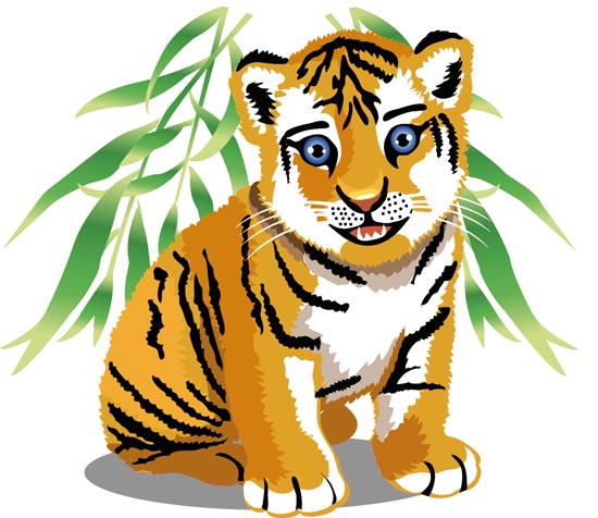 animated jungle animals clipart - photo #27