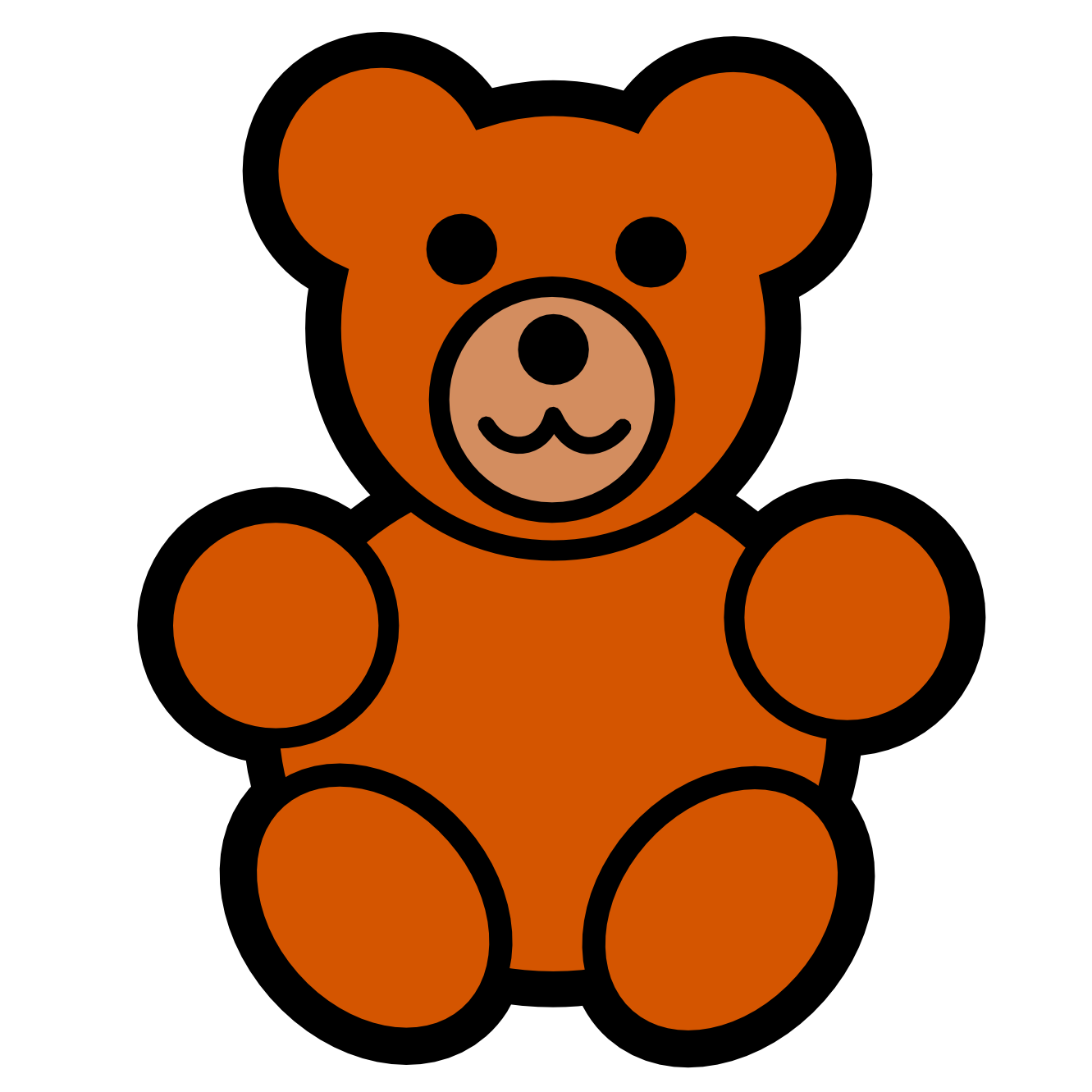 Teddy Bear Vector - ClipArt Best