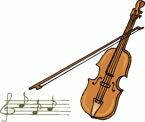 violin_&_musical_notes clipart - violin_&_musical_notes clip art