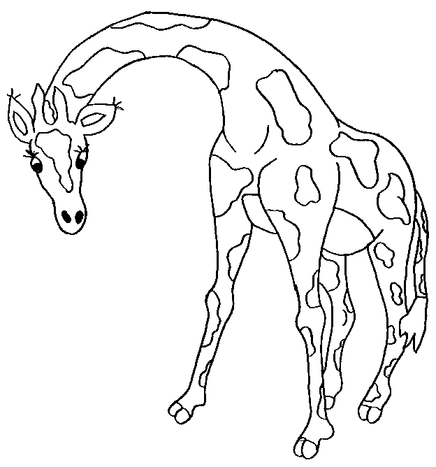 Giraffe Coloring Pages 2 | Coloring Pages To Print