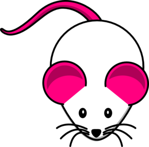 Pink White Mouse clip art - vector clip art online, royalty free ...