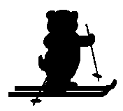 Silhouette clip art of black and white silhouettes of a teddy bear ...