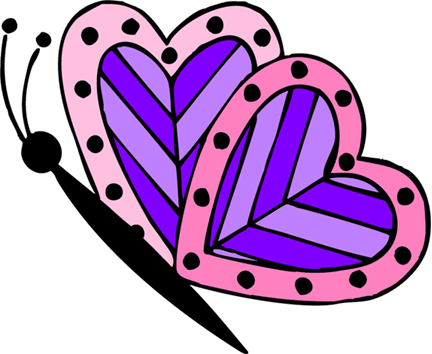 Two Hearts Design Clipart