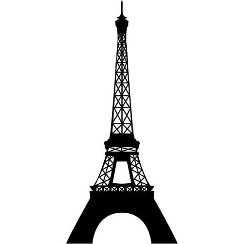Silhouette Eiffel Tower - ClipArt Best
