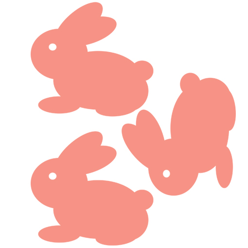 622 views Easter Bunny Note Printables Cut Outs |