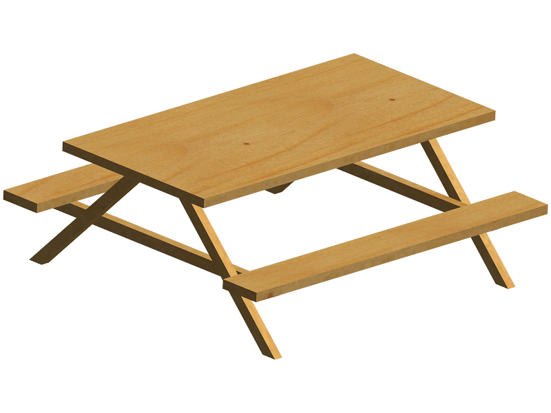 Clipart picnic table
