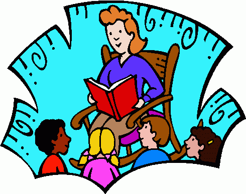 Teacher And Student Reading Clipart