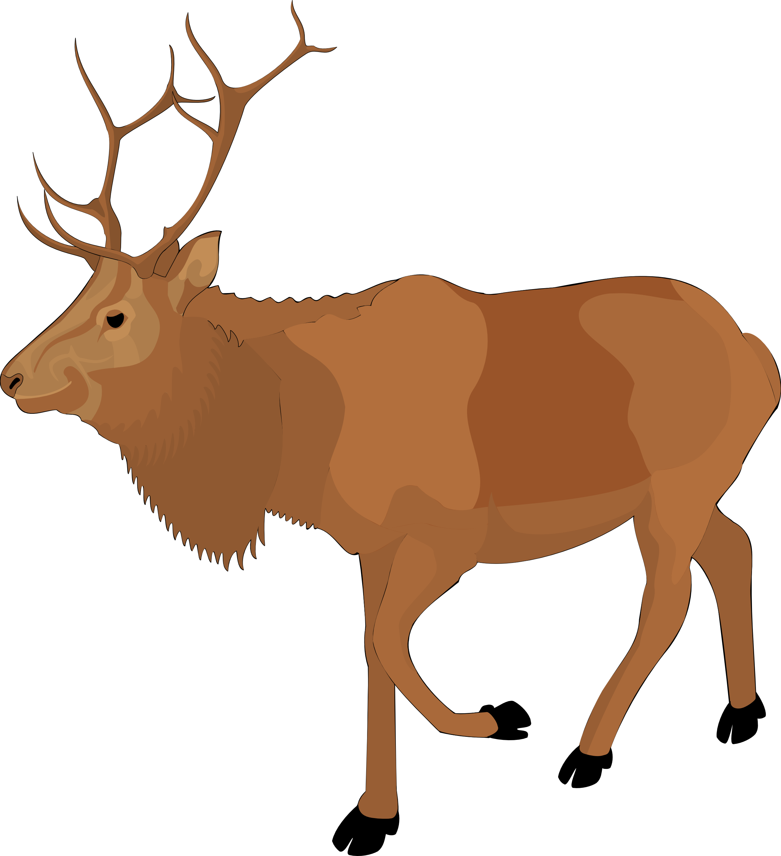 Reindeer Clipart - Tumundografico