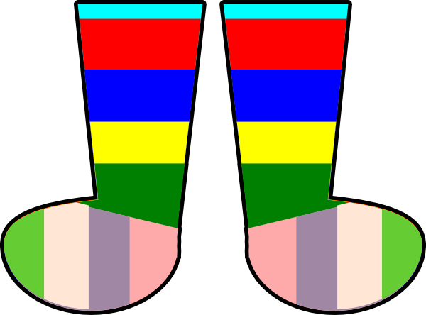 Clip Art Crazy Socks Clipart
