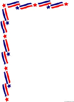 American Flag For Word Clipart