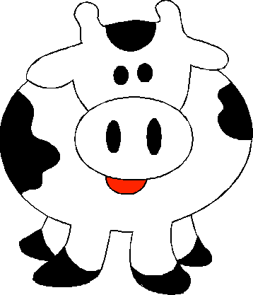 Cow clip art pictures cartoon clipart clipartcow - Clipartix