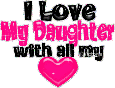 I love you daughter clipart