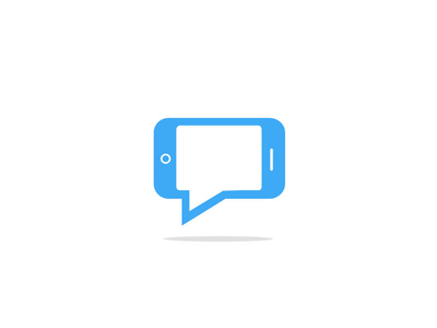 Mobile App Chat Logo by Jordan Price - Dribbble
