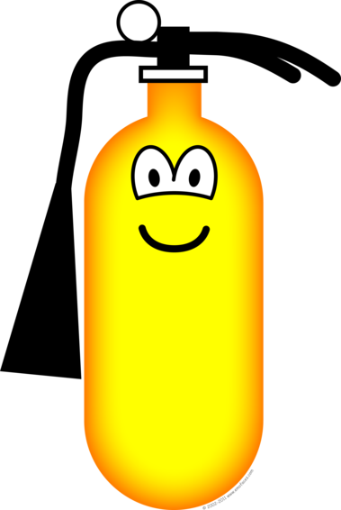 Fire extinguisher emoticon : Emoticons @ emofaces.com