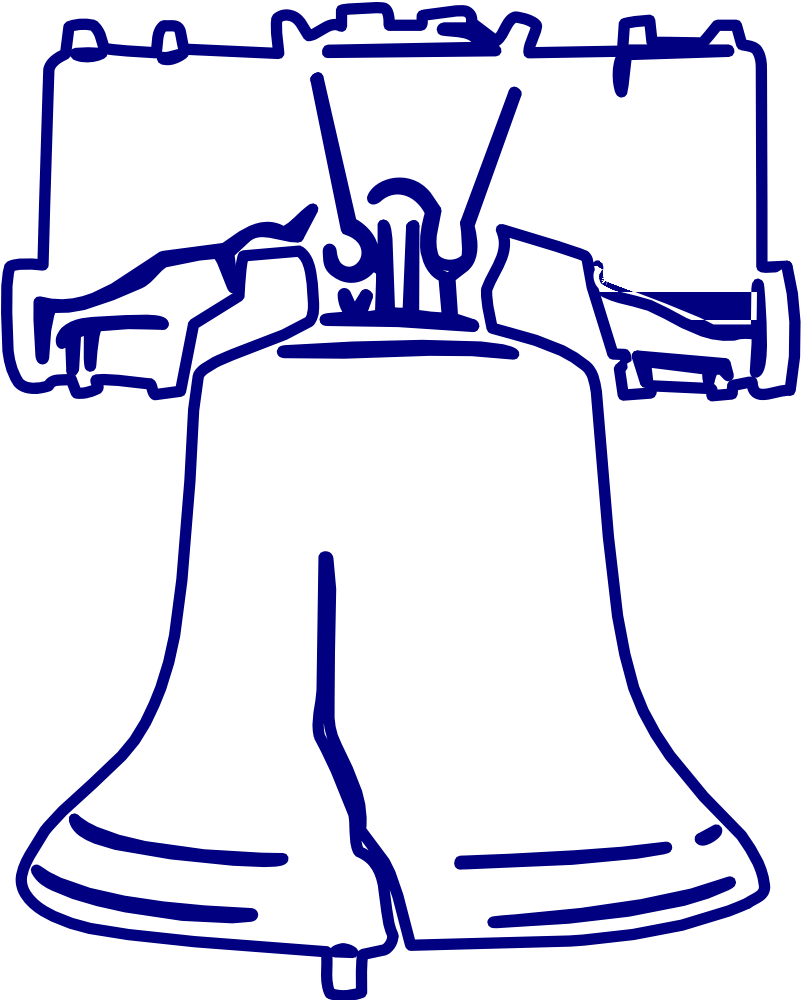 Liberty bell clipart free