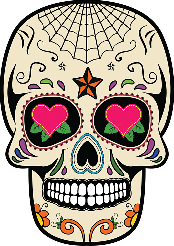 Sugar Skull Candy Clip Art, Vector Images & Illustrations