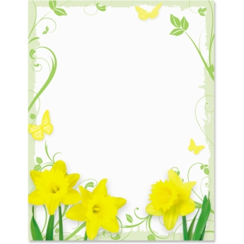 7 Best Images of Free Printable Spring Borders Flowers - Free ...