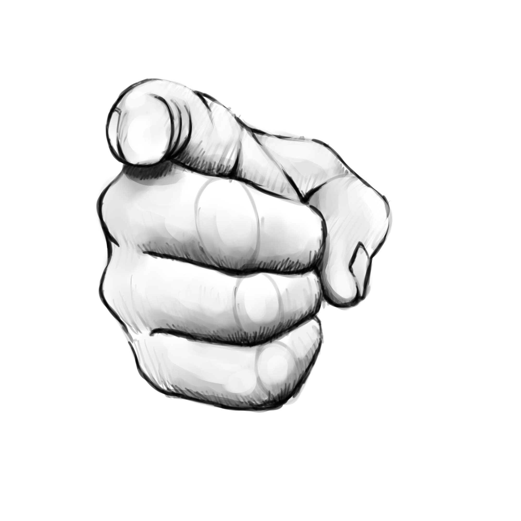 Cartoon Finger Pointing At You - ClipArt Best