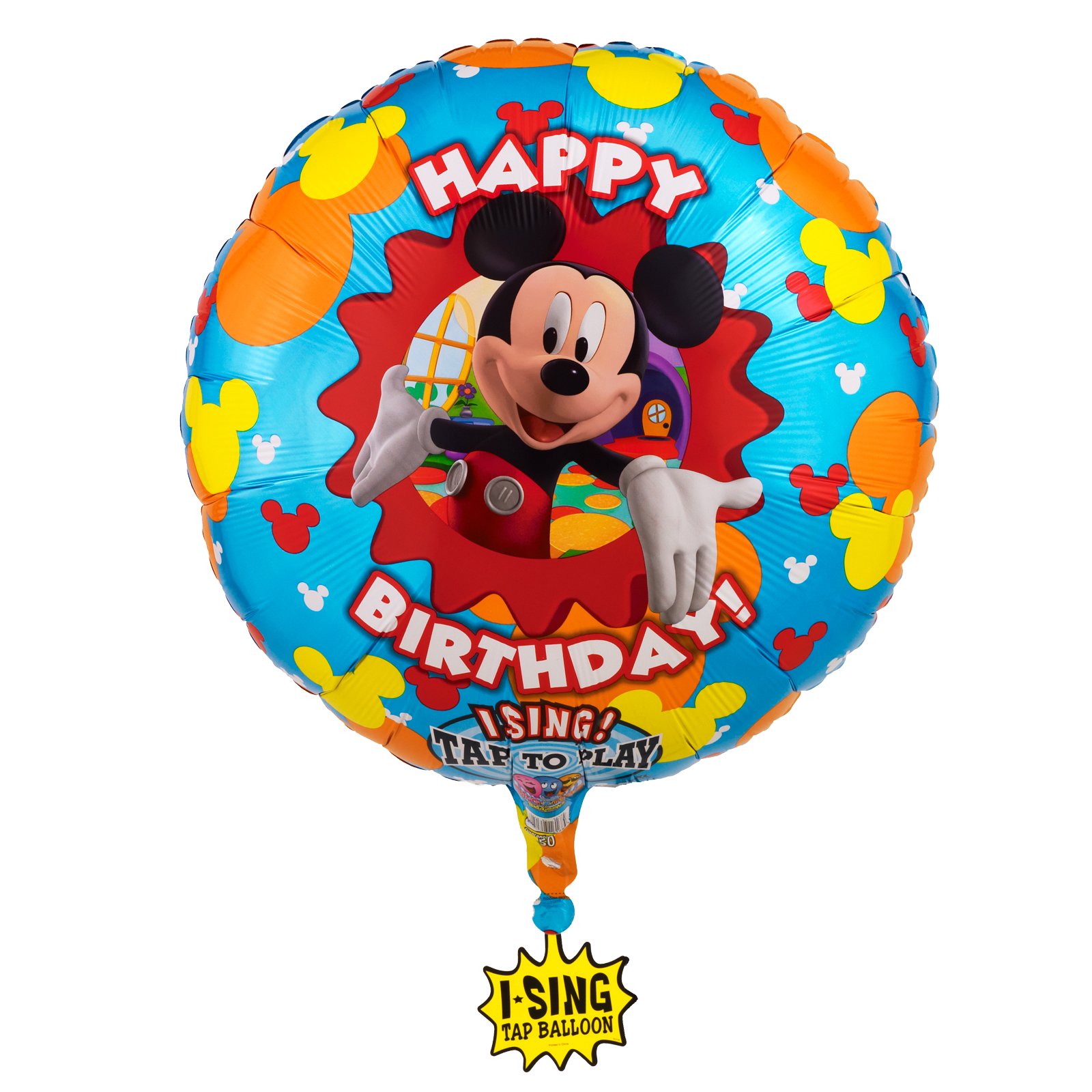 mickey mouse with balloons clipart - photo #27