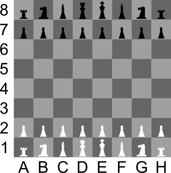 Portablejim D Chess Set Chessboard clip art Free vector in Open ...