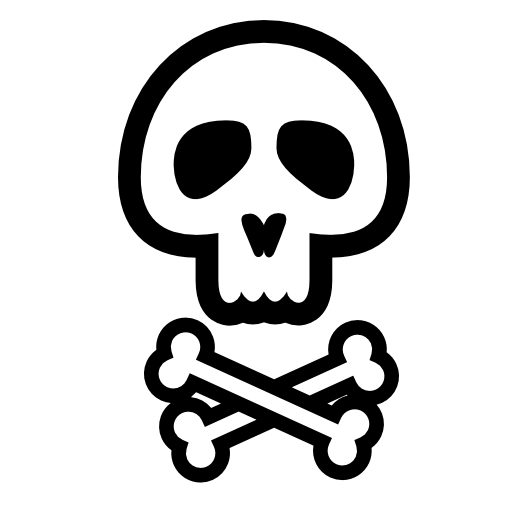 cross bones and skull icon – Free Icons Download