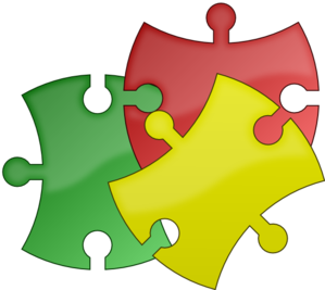 1,267 views Puzzle Pieces clip art - vector clip art online, royalty free ...
