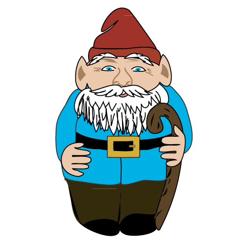 garden gnome clipart - photo #14