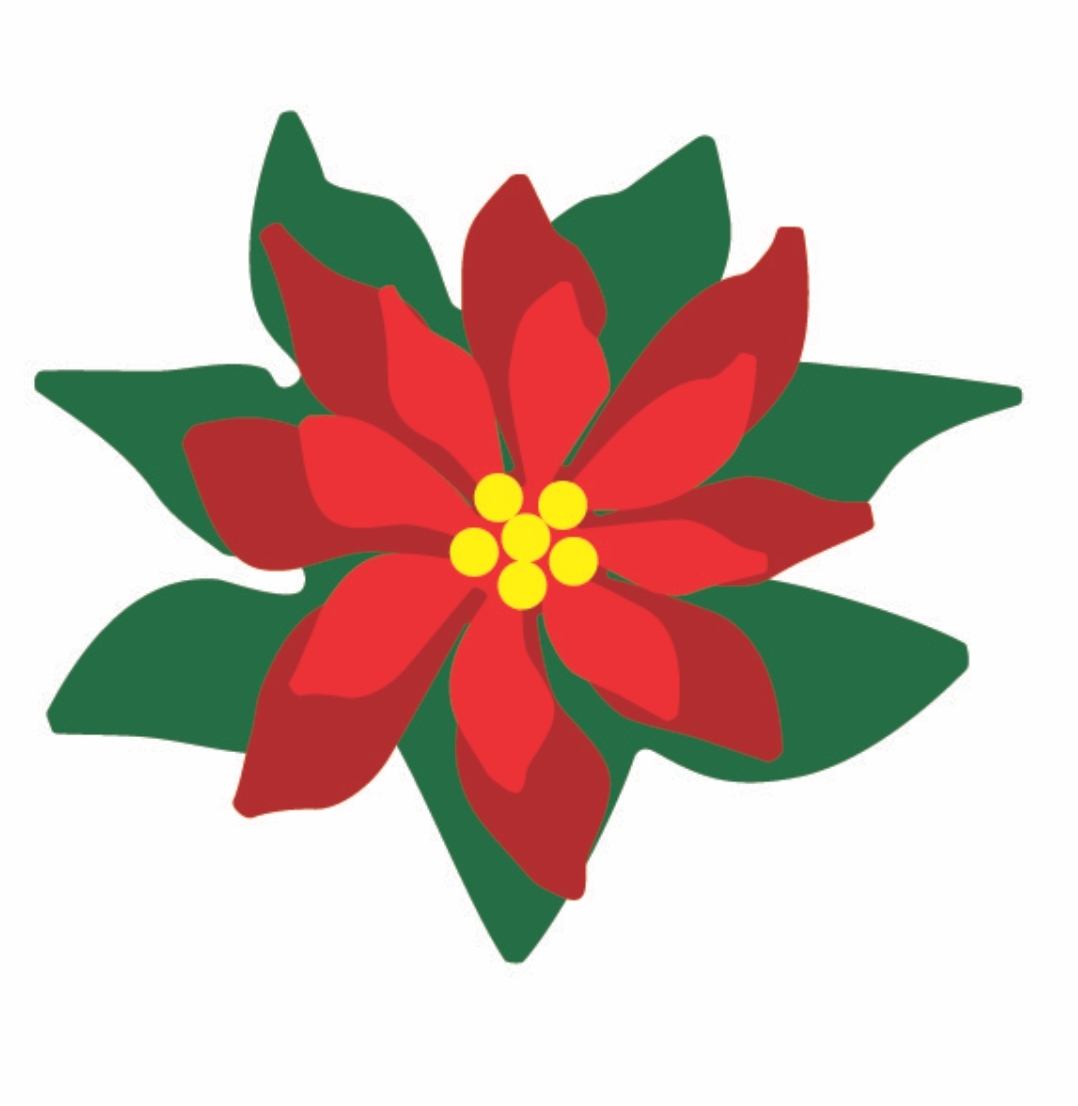 free clip art poinsettia border - photo #47