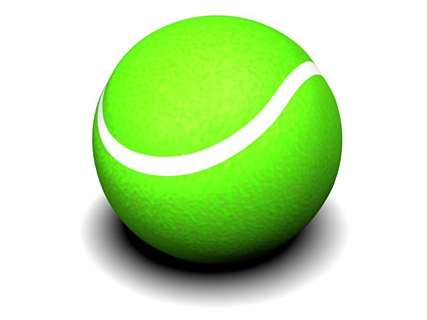 3d tennis ball tennisball model