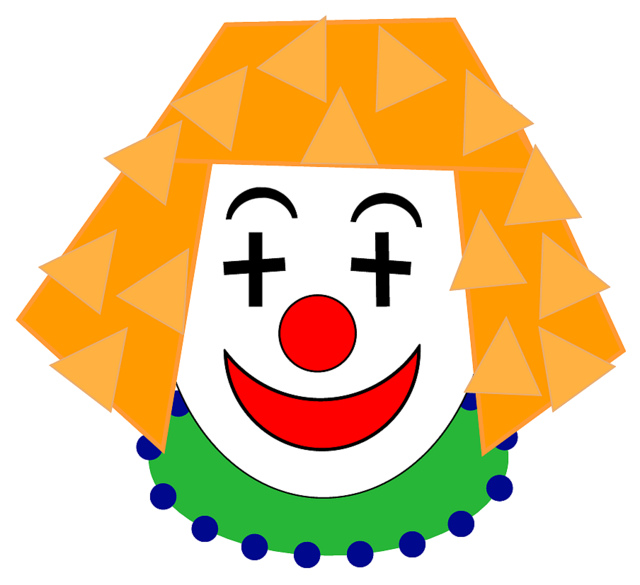 clipart clown face - photo #22