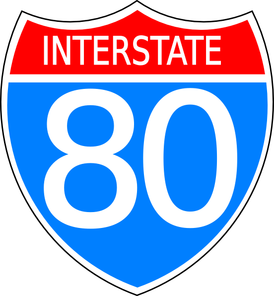 Interstate Highway Sign clip art - vector clip art online, royalty ...