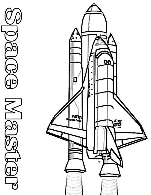 Rocket Outline Coloring Pages - ClipArt Best
