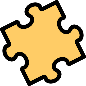 Puzzle Template 8 Pieces