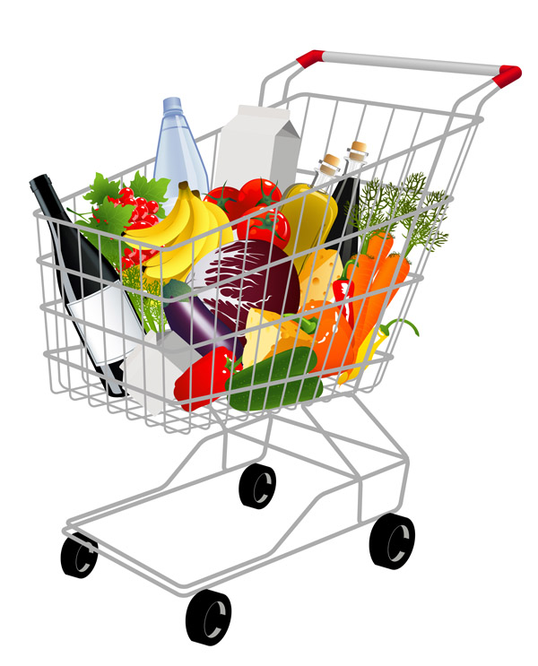 clipart shopping trolley - photo #47