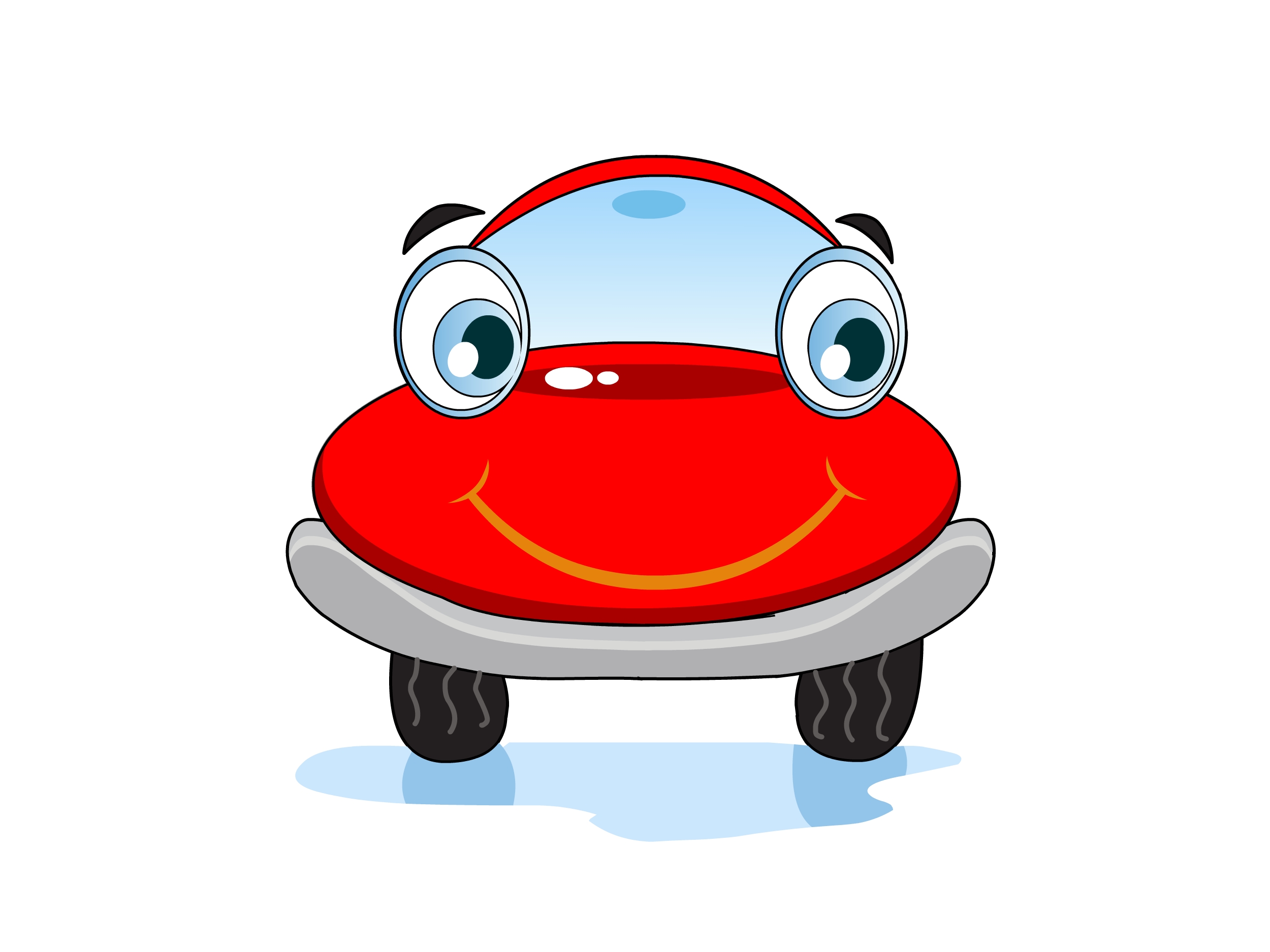 Cartoon Car Facing Front - ClipArt Best