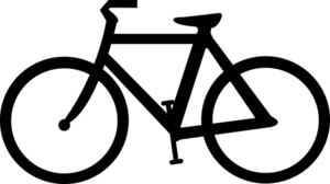 Bike Clipart Image - Bicycle Silhouette Icon