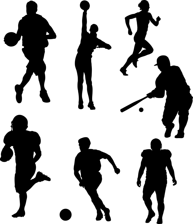 silhouette clip art sports - photo #7