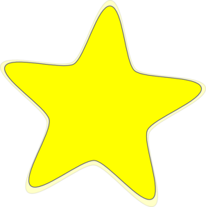 Yellow Star 2 clip art - vector clip art online, royalty free ...