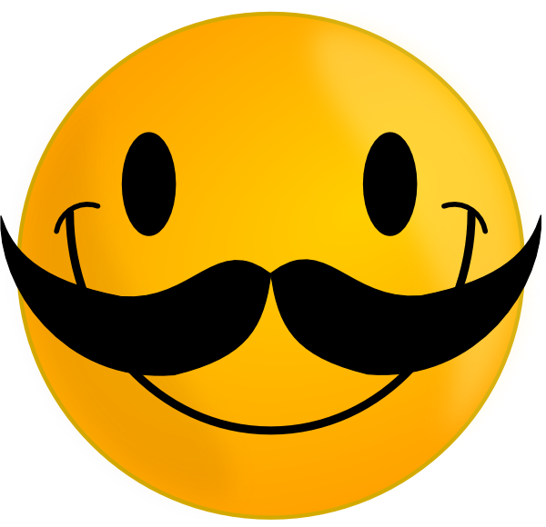 Funny Smiley Faces With Mustaches