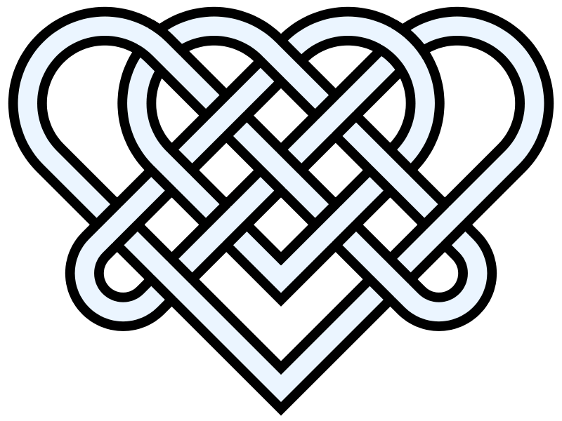 Double-heart-knot 14crossings.svg - Wikiquote