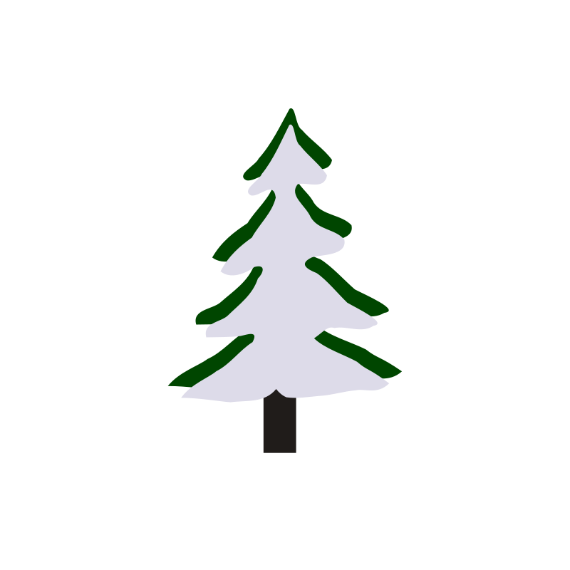 Christmas Tree 1 Vector Clip Art