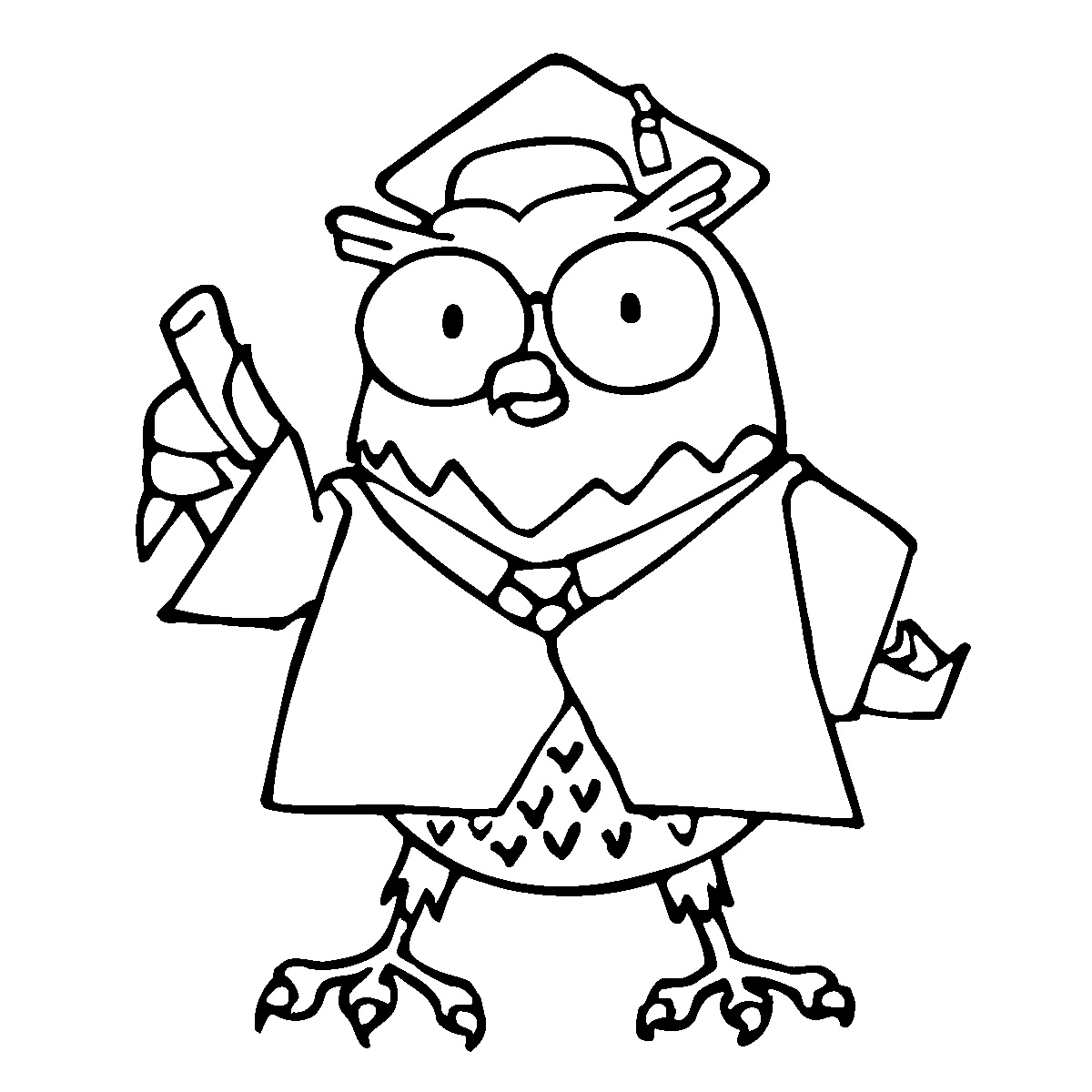 owl professor clipart - photo #14