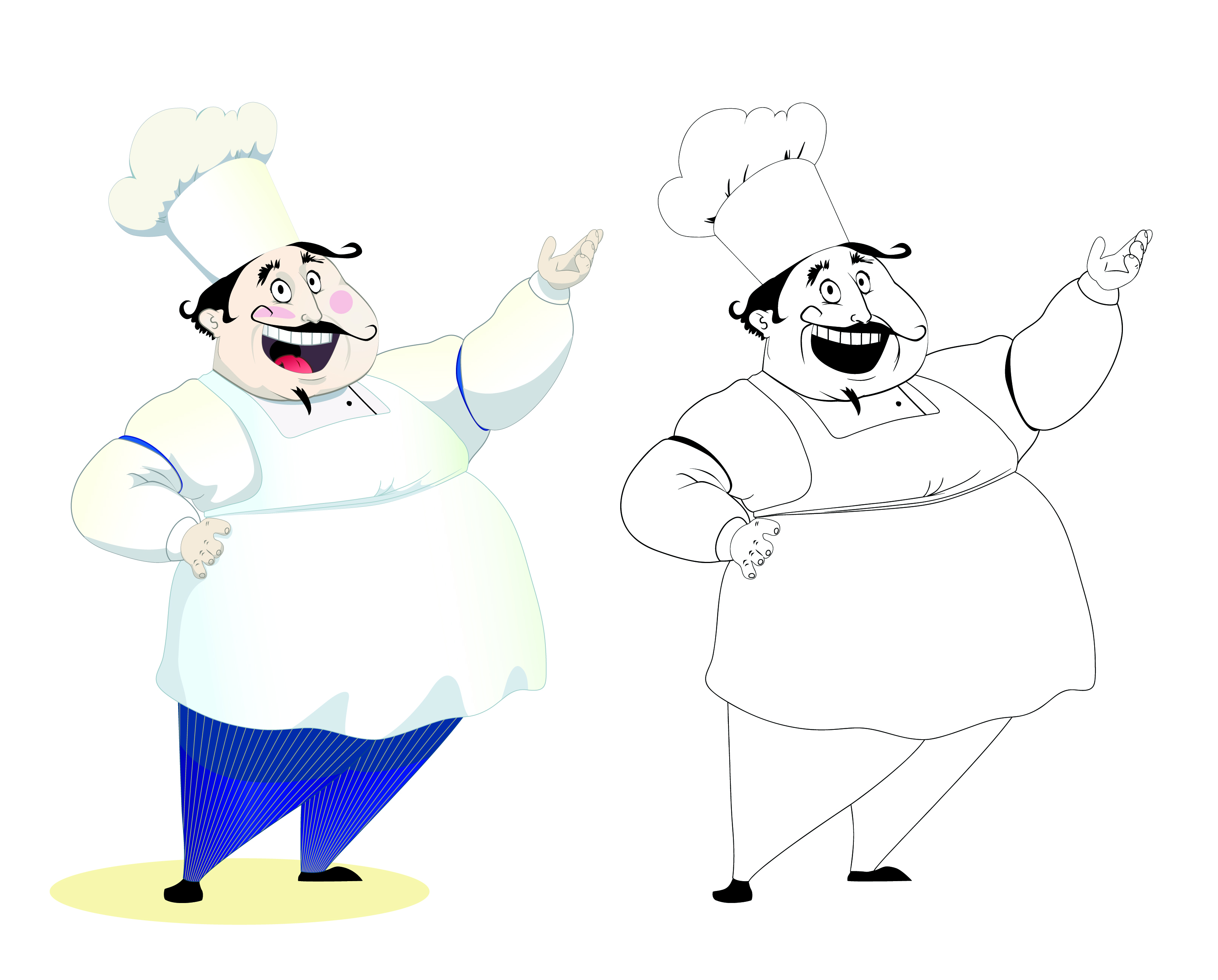 Cartoon characters chef 08 vector is free Vector cartoon vector that you can download for free. it has been downloaded 105 times since February 25, 2013.