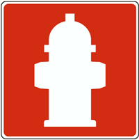 Fire Hydrant symbol | Fire Department Sign |a5371