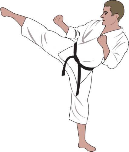 cartoon karate clip art free - photo #46