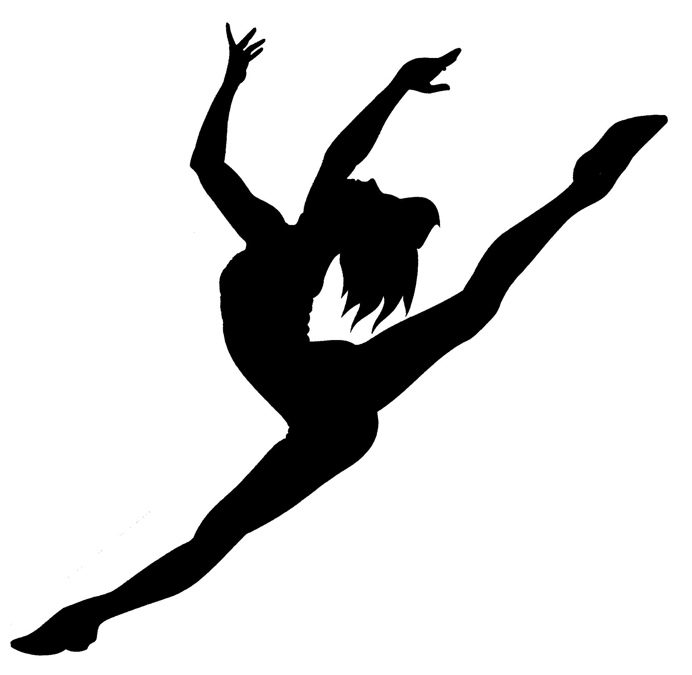 Jazz Dancer Clipart Silhouette - Free Clipart Images