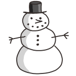 Snowman Drawing Tutorial with Free Clipart