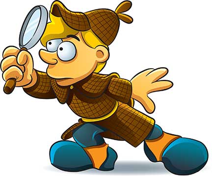 Kid With Magnifying Glass Clipart - Free Clipart ...